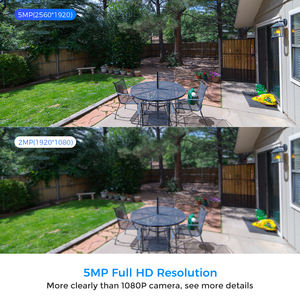 Hiseeu H.265 IP66 металлическое Обнаружение движения 4 МП ночного видения с аудио домашняя беспроводная IP-камера видеонаблюдения уличная камера безопасности Wi-Fi - Product Image 4