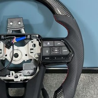 Volant en fibre de carbone véritable pour Toyota Supra A90 GR86 Camry Corolla Hilux Land Cruiser LC300 LC250 LC200 Yaris