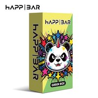 Großhandel Deutschland Spanien Slowenien Happ Bar 30K 40K 50K 100K 150K Wiederaufladbare Puffs Benutzerdefinierte Happbar Geschenkverpackung Papierbox