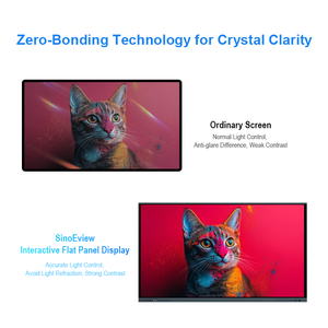 Bảng menu kỹ thuật số hiển thị tương tác 55 inch 4K với 40 điểm cảm ứng và hệ điều hành Android 14 cho các cuộc họp - Product Image 3