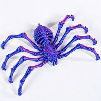 Nouvelle figurine d'araignée articulée imprimée en 3D de 12 cm, avec articulations mobiles, jouet anti-stress coloré pour enfants, collection, décoration de bureau, fête à thème farce