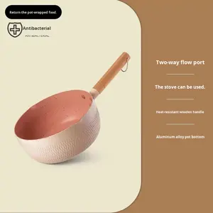 Petit <span class=keywords><strong>pot</strong></span> à soupe au lait en céramique antiadhésif de style japonais moderne Yukihira Pierre Maifan pour nourrissons Nouveau ménage Accès instantané - Product Image 6