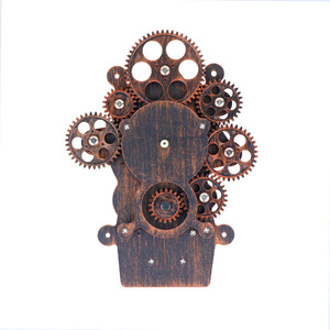 Steampunk Design ingranaggio di plastica movimento <span class=keywords><strong>orologio</strong></span> industriale da <span class=keywords><strong>parete</strong></span> ingranaggio con decorazione <span class=keywords><strong>ingranaggi</strong></span> in movimento - Product Image 6