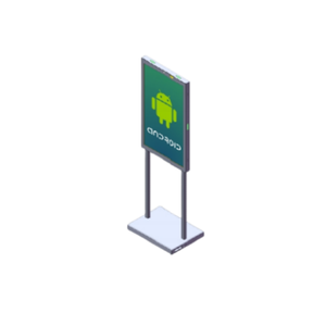 Kiosco Digital Interactivo Inteligente de Doble Cara con Android de 32 Pulgadas, Kiosco Digital Inteligente con WiFi para Centros Comerciales - Product Image 6