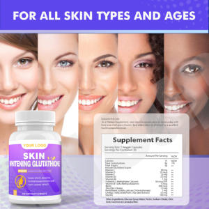 Suplemento cosmético Gluta Capsule White Beauty Pills Detox Herbal Skin Blanqueamiento Cápsulas - Product Image 3