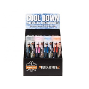 Eco-Friendly Foldable Cardboard <b>Counter</b> Top Display Box for Towels, Accessories Paperboard PDQ with Hooks - Product Image 5