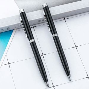 Wholesale 1.0Mm Business Metal Ballpoint Custom Logo Twist-Action Hotel Corporate Promotional Advertising Gift <b>Pens</b> - Product Image 2