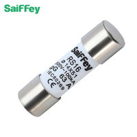 Fusible céramique Saiffey AC R016 63A RT18-32/32X, porte-fusible sur rail DIN, 500V, fusible cylindrique à action lente, fabricant