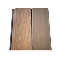 Panneau mural extérieur en WPC co-extrudé 148*21mm, panneaux muraux en composite bois-plastique, panneaux muraux extérieurs