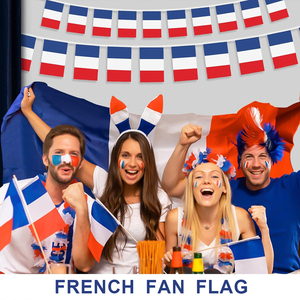 Drapeau de supporter français 2026, 3x5 pieds, 100% polyester, pour match de football, événement, drapeau de l'équipe de football de France, drapeau corporel - Product Image 5