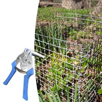 Pince à ligature transfrontalière de nouvelle génération en acier 45 antirouille pour clous M et attaches pour filets de pêche, poulaillers et cages à lapins