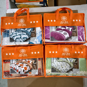 African Cotton 4pcs Sheet Set <strong>Bedsheet</strong> 2 Pillowcases <strong>3</strong> Seats Wholesale Draps De Lit <strong>4</strong> Pieces Drap De Lit En Coton Bedding Set - Product Image 2