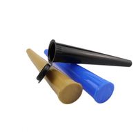 Tube souple conique coloré en PP de 109 mm avec bouchon pop-top résistant aux enfants, impression par transfert thermique pour produits pharmaceutiques