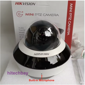 Cámara HIK Lista para Enviar, 2 Pulgadas, 4 MP, Zoom 4x, Wi-Fi, IR, Mini Cámara de Red PT Dome, DS-2DE2A404IW-DE3/W(C0)(S6) - Product Image 4