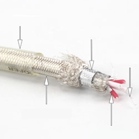 Câbles audio et vidéo XSSH DIY 8mm 4 Core OFC Pure Copper Plated Silver Shield Interconnect Balanced RCA Audio Signal Cable