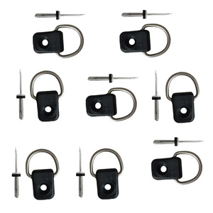Œillets en acier inoxydable avec rivets pour réparation de bateaux et kayaks, matériel marin, paquet de 8 - Product Image 1
