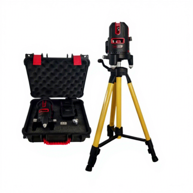 Laser Level for Building Construction Layout Self Leveling Cross Line Laser Tool for Wall Floor Ceiling Alignment