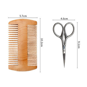 Sacchetto del Regalo portatile Barba Grooming Kit Taglio Barba Pettine E Brush Set Per Gli Uomini La Cura - Product Image 6