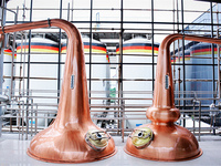 Alambic en cuivre pas cher ZJ 300l 150l, alambic à double pot, alambic à whisky single malt, équipement de distillation de brandy