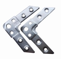 Accessoires pour système HVAC Alida T20, plaque d'acier galvanisé laminé à chaud, code d'angle carré pour fixation de conduit, 2,5 mm