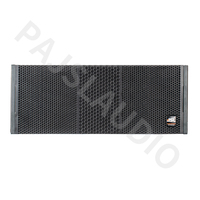 LA-610 Haut-parleur audio professionnel 2 voies de 10 pouces 600W 16 Ohm 3 transducteurs Line Array 98dB 100 ° x12 °   Système de sonorisation de scène