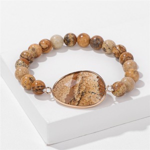 Pulsera Elástica con Cuentas de Piedras Preciosas y Cristal Facetado Irregular <span class=keywords><strong>para</strong></span> Hombres y Mujeres, Joyerí<span class=keywords><strong>a</strong></span> de Energí<span class=keywords><strong>a</strong></span> Espiritual, Regalo - Product Image 5