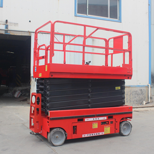 4m-18m penuh listrik mendorong sendiri Platform kerja mengangkat udara Platform pengangkat gunting hidrolik - Product Image 1