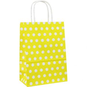 Small Gift Bag Kraft Paper Bag with Handle for Party Christmas Birthday Wedding Celebrations <b>Thick</b> Durable Party Favor Paper Bag - Product Image 1