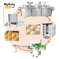 Chaîne de production industrielle automatique de madeleines et de gâteaux éponge au lait MY