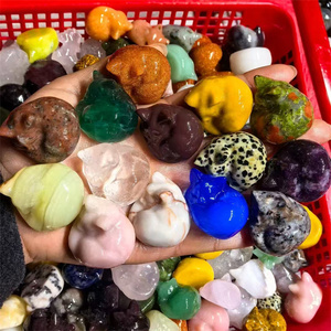 Ý Tưởng Sản Phẩm Mới <span class=keywords><strong>2025</strong></span> 35Mm Chữa Bệnh Tinh Thể Thủ Công Mỹ Nghệ Natur Hỗn Hợp Thạch Anh Tinh Thể Khắc Ngủ Mèo Bức Tượng Nhỏ Cho Món Quà - Product Image 5