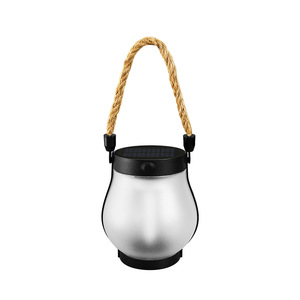 Nuova Lampada a Fiamma LED <span class=keywords><strong>Solare</strong></span> con Corda di Canapa, Luce da Campeggio Sospesa per Esterni, Ricaricabile, Decorazione da Giardino Multifunzionale - Product Image 5