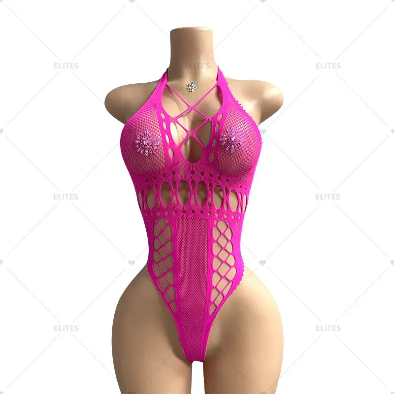 ELITES Factory Direct Sell New Model Fishnet Bodysuit Stockings Exotic Dancewear