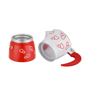 Cafetera Italiana de Espresso y Moka, de Metal, Redonda, Estilo Europeo, de 1 a 12 Tazas, Innovadora, para Camping, de Aluminio Manual de Alta Calidad - Product Image 3