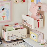 Boîte de rangement murale COIZY, pour dortoir, bureau, station de travail, papeterie et articles divers, pliable