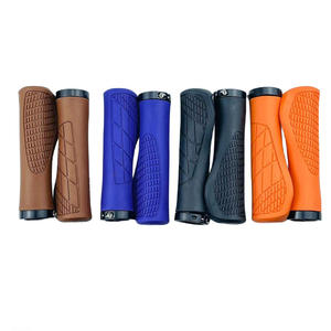 Empuñaduras de manillar de bicicleta de 22,2mm, de goma, antideslizantes, con bloqueo, para bicicletas de montaña, manillares impermeables para ciclismo al aire libre - Product Image 3