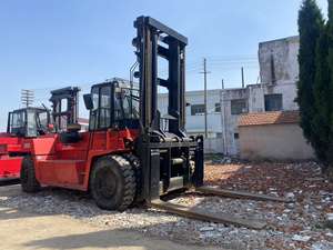 Montacargas Mitsubishi Fd250 de 25 Toneladas de Segunda Mano en Buen Estado, Bajo Precio, Montacargas Diésel Japonés con Mástil de Tres Etapas - Product Image 2