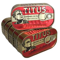 Meilleur prix 2026 : Achetez des sardines en conserve à l'huile végétale Titus, provenant du Maroc, du Brésil et de Thaïlande