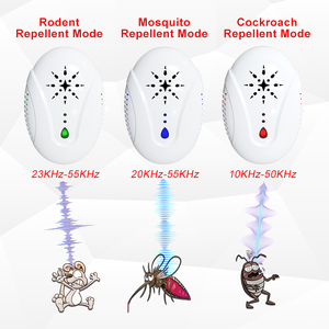 Hot bán 3 đẩy lùi chế độ biến tần số siêu âm Repeller cho tốt nhất côn trùng chuột muỗi Pest Control Repellent - Product Image 4