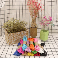 Cordes de fil de papier et corde torsadée pour Scrapbooking Art Crafts Poignées de sac en papier
