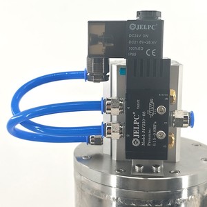 Válvula Neumática de Vácuo Hg Shanghai Workers, Estructura Angular Bidireccional DC24V, Núcleo de Fuelle para Medios Aéreos - Product Image 1