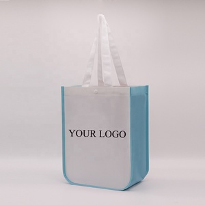 Custom Logo Printed Eco-Friendly ReusableLulu Non-Woven Fabric Tote Bags Promotional Gift Non Woven Shopping Bag