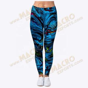 Leggings Deportivos de Cintura Alta con Estampado Floral para Mujer, Pantalones de Yoga con Logotipo Personalizado, Secado Rápido, Antibacterianos, Hasta la Rodilla - Product Image 5