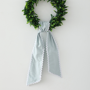 Cá nhân Ruffle vải Trứng phục sinh giỏ trang trí Bow kẻ sọc trống phục sinh Vòng hoa sashes cho thêu tên - Product Image 4