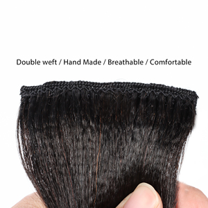 Luce di alta qualità Yaki brasiliano vergine extension <span class=keywords><strong>colore</strong></span> naturale Clip-In <span class=keywords><strong>capelli</strong></span> umani - Product Image 5