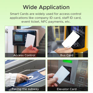 Tarjeta Inteligente NFC en Blanco de Alta Calidad, 86*54mm, Plástico Blanco PVC 213/215/216 T5577, Tarjeta RFID NFC en Blanco de PVC - Product Image 6