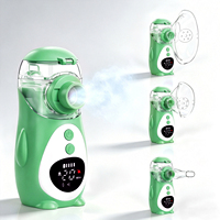 Nouvel inhalateur numérique à brume de dessin animé, nébuliseur portable silencieux à mailles pour enfants