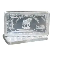 Vendita calda drop shipping 1 oz solid zinco horse bar CMCMINT