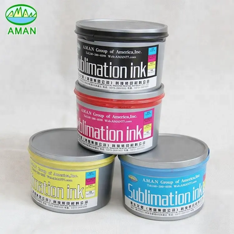 aman factory newly developed four-color luminous non-fading sublimation ink