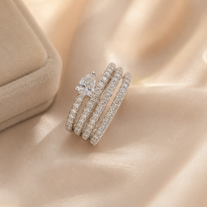 Anello a Goccia Multistrato per Donne, Gioiello da Dito alla Moda e Trendy - Product Image 6