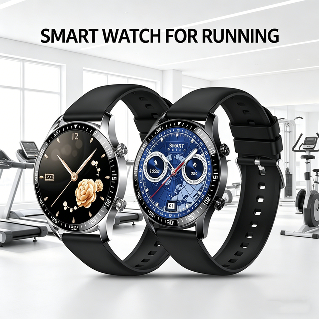 HW22 ECG PPG Smart Watch, Call Waterproof TFT Screen Stainless Steel Band Business Fitness Watch